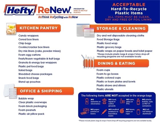 Hefty Renew Tip Sheet