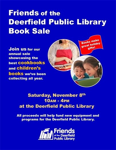 Friends of the Library book sale flier