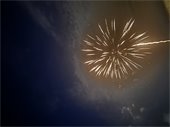 Photo of a firework in the sky