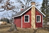 Little red schoolhouse in the Historic Village