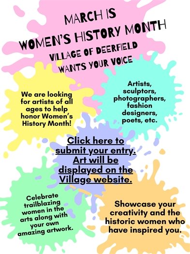 Women's History Month Poster