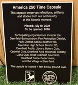 Plaque for Time Capsule