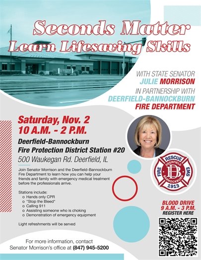 Learn Lifesaving Skills event poster