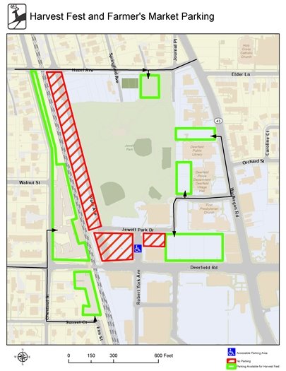 Harvest Fest Parking Map