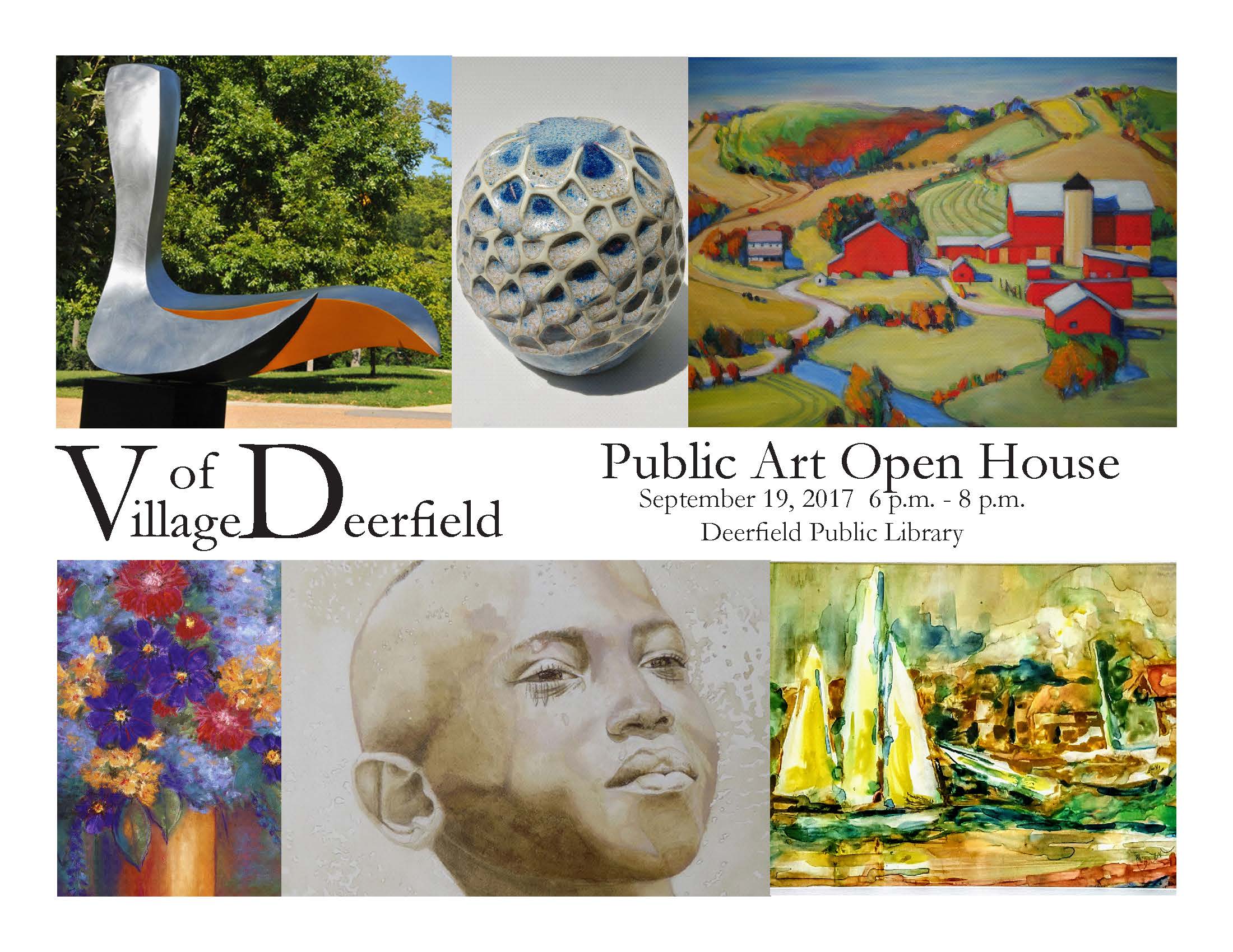 Public Art Open House Flier