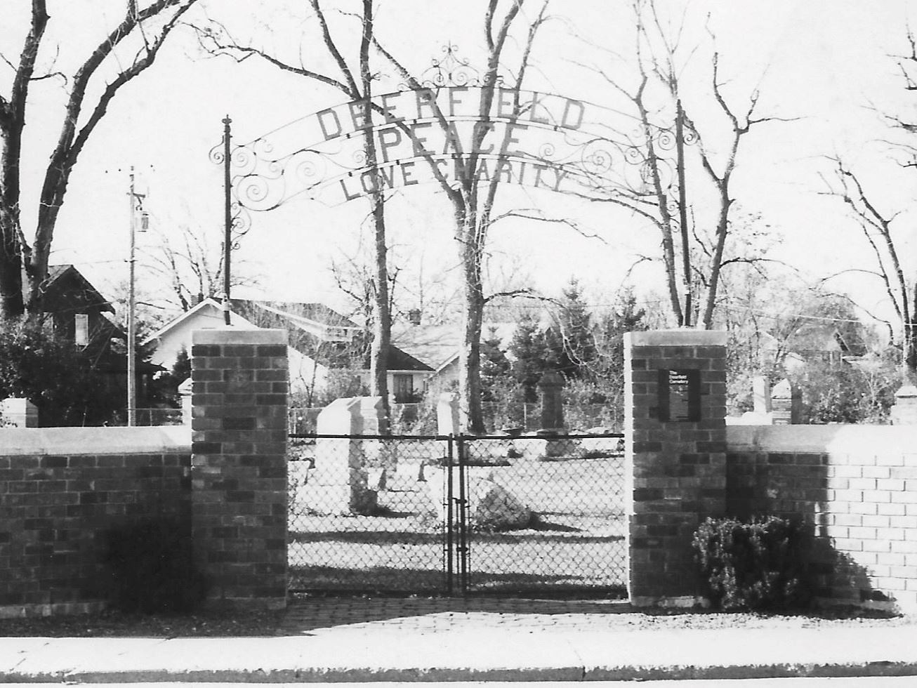 Deerfield Cemetery Entrance
