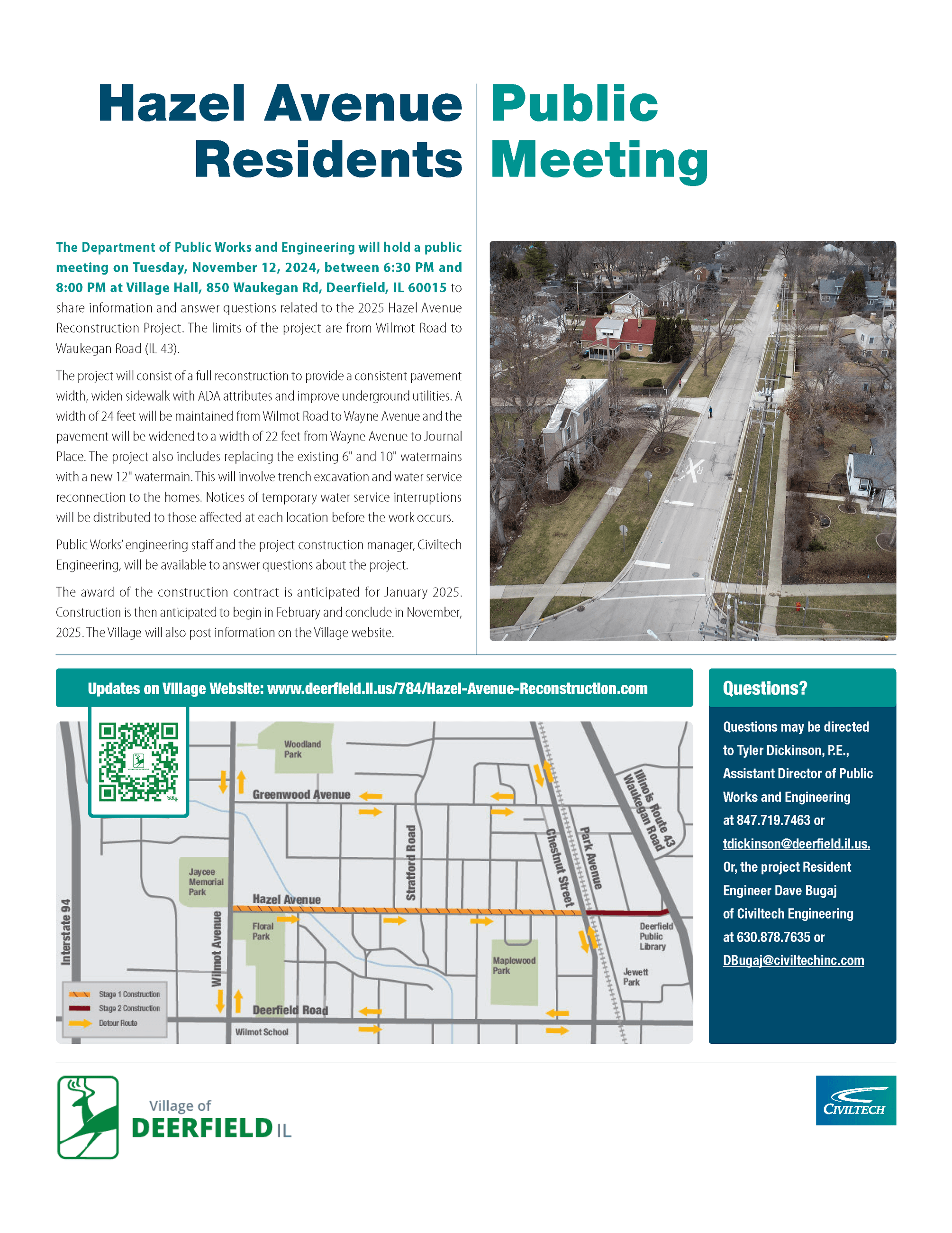 Resident Letter Hazel Ave