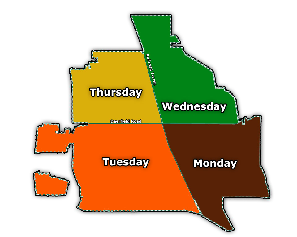 Fall Leaf Collection Map